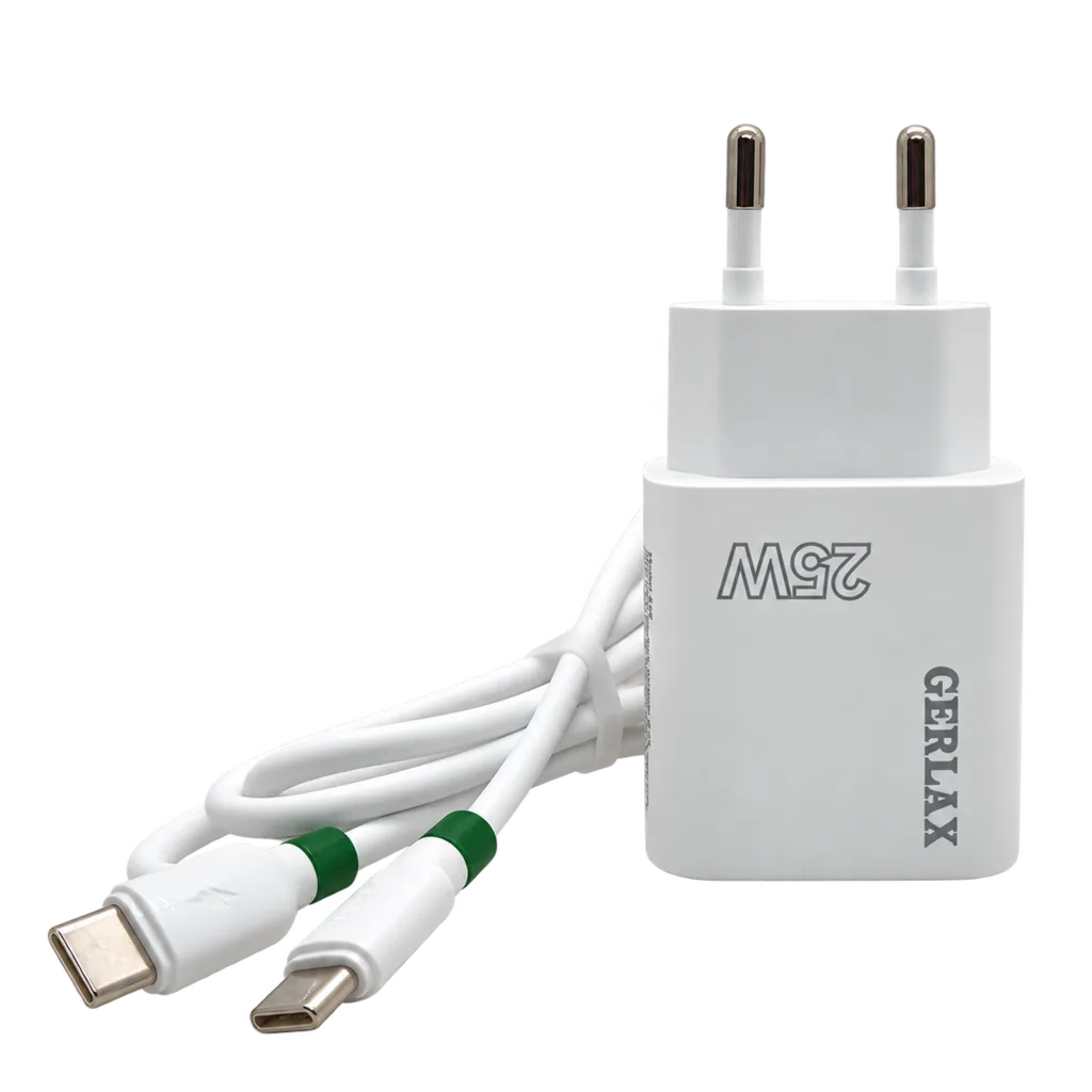 شارژر دیواری 25 وات Gerlax A36T همراه کابل USB-C