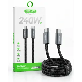 کیبل چارج 240 وات مدل L41T