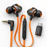 گوشکی گیمینگ PLEXTONE M416 با مبدل USB-C تصویر کوچک 4